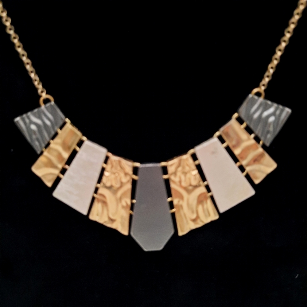 Womens Accesories Geometric Bar pendant necklace